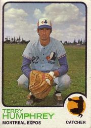 1973 Topps Baseball Cards      106     Terry Humphrey